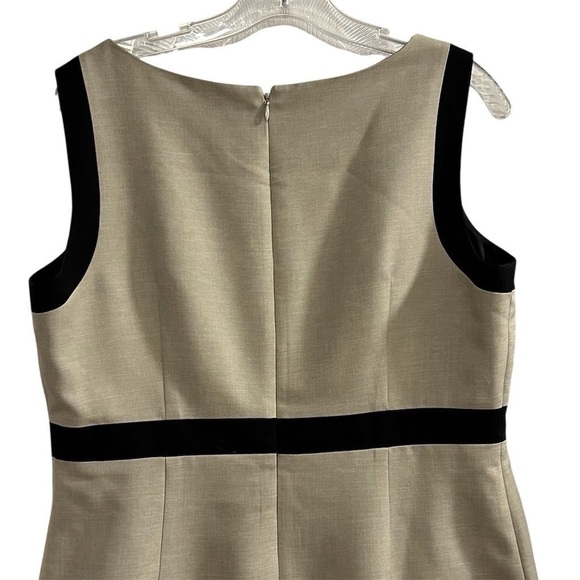 Evan-Picone Women's Beige Sheath Dress Size 10 Knee Length Formal Work - Picture 5 of 10